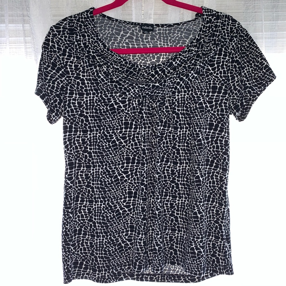 Rafaella Scoop Neck Blouse